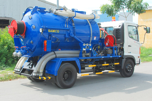 Hút bể phốt tại cầu giấy