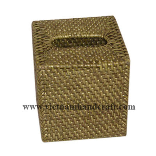 handmade rattan bamboo tissue paper boxes and tissue holders and napkin ring sets products made in vietnam