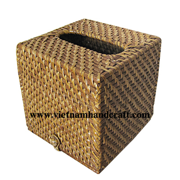 handmade rattan bamboo tissue paper boxes and tissue holders and napkin ring sets products