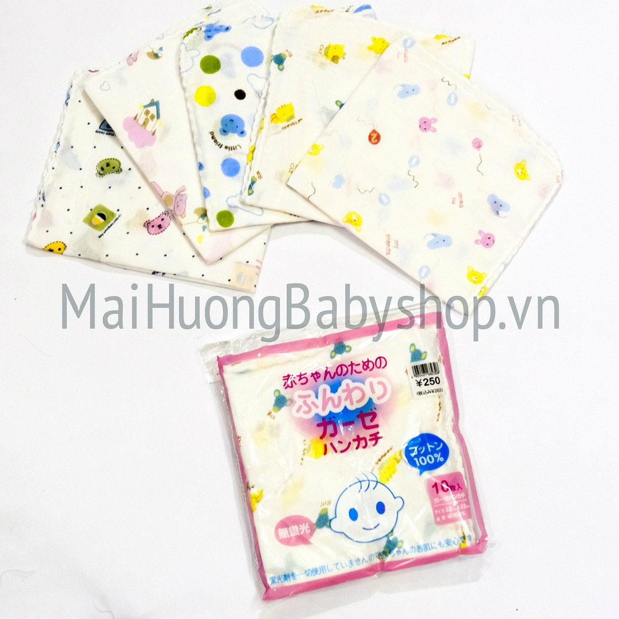 Khăn xô hoa Nhật 45k/ 1 chục