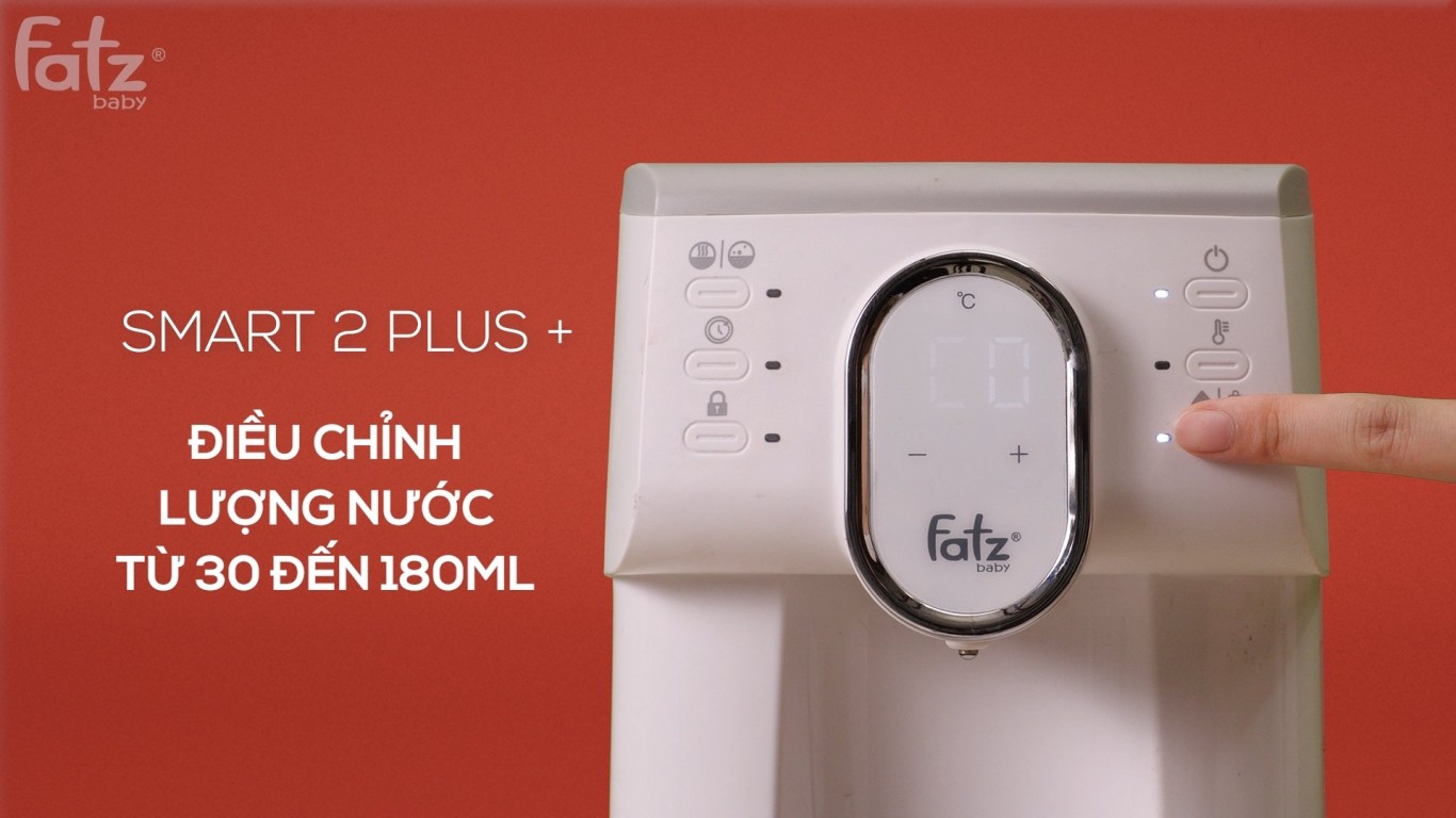 BÌNH ĐUN VÀ HÂM NƯỚC PHA SỮA THÔNG MINH FATZBABY - SMART 2 PLUS + - FB3818TN