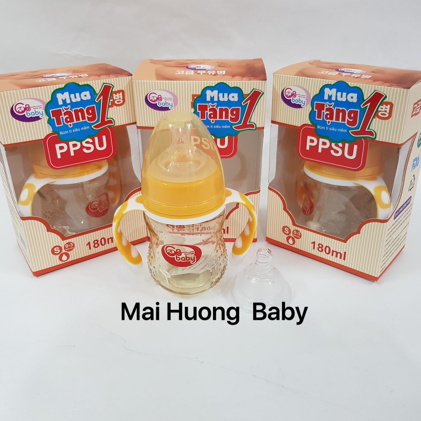 Bình sữa nhựa PPSU GB-Baby 160ml