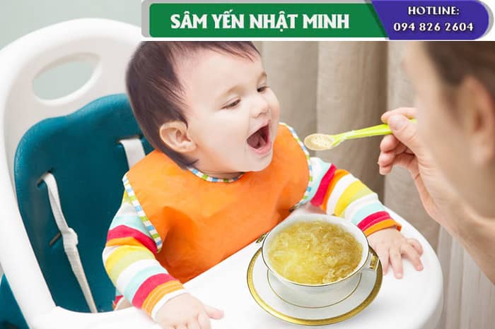 Ăn yến sào đối với trẻ nhỏ