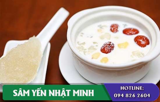 chưng yến hạt sen cách 2