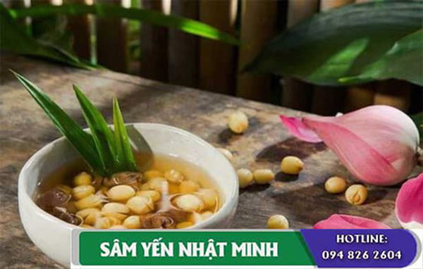 Canh nhân sâm hạt sen