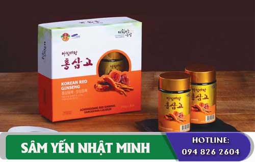 tác dụng Cao Hồng sâm Linh chi Achimmadang tốt cho sức khỏe