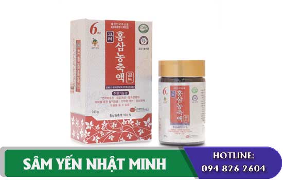 Cao Hồng Sâm Bạc KGS Bio 1 lọ cao cấp 