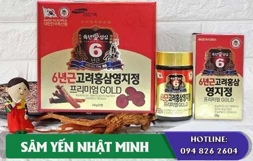 Cao Hồng Sâm Linh Chi 240 hàn quốc