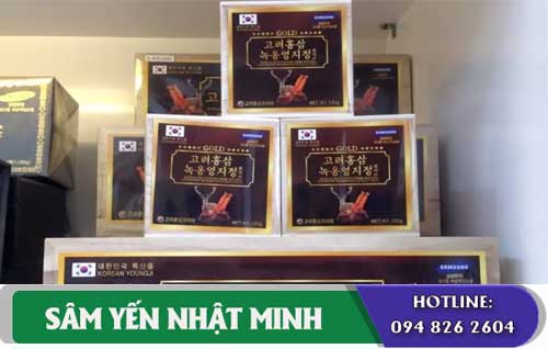 Cao Hồng Sâm Nhung Hươu Linh chi chính hãng