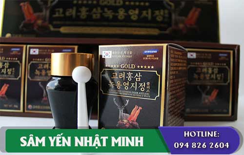 Cao Hồng sâm Nhung hươu Linh chi 120g