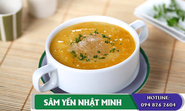 cháo yến bí đỏ