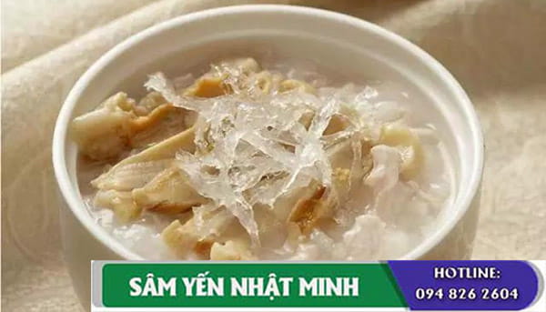 cháo yến gà