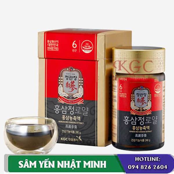 Công dụng cao hồng sâm