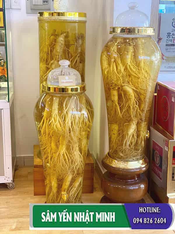 Công dụng rượu ngâm nhân sâm