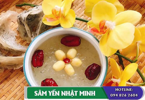 Công dụng yến sào táo đỏ hạt sen
