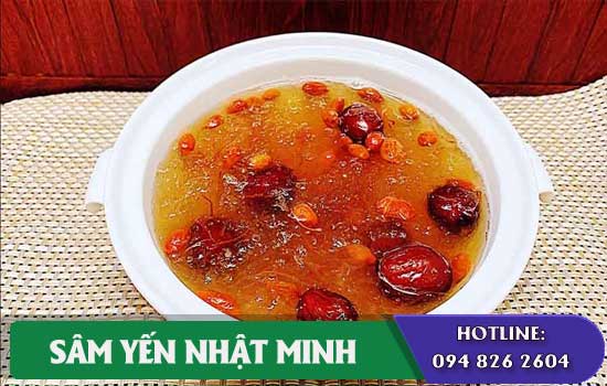 tác dụng của yến chưng mật ong táo đỏ