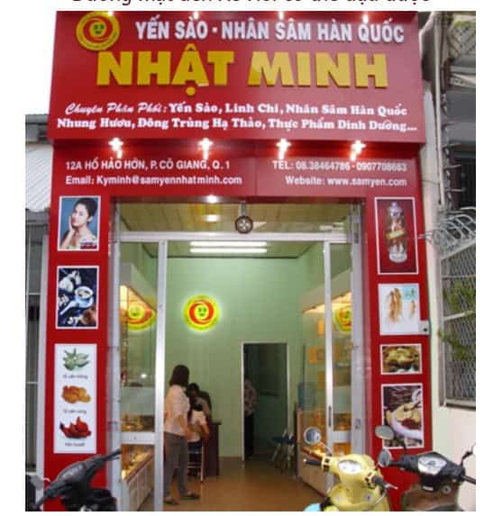 Địa chỉ bán nhân sâm Nhật Minh