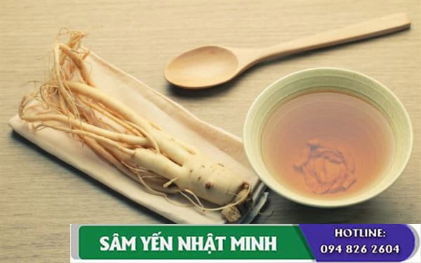dùng nhân sâm để hồi phục sức khỏe