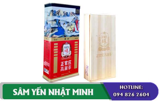 Hồng sâm chính phủ KGC 20PCS 300g tăng sinh lý nam