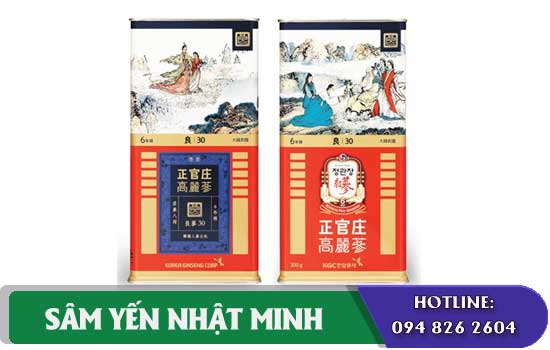 Hồng sâm chính phủ KGC 30PCS 300g chat luong cao