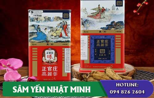 Hồng sâm củ khô chính phủ KGC Cheong Kwan Jang