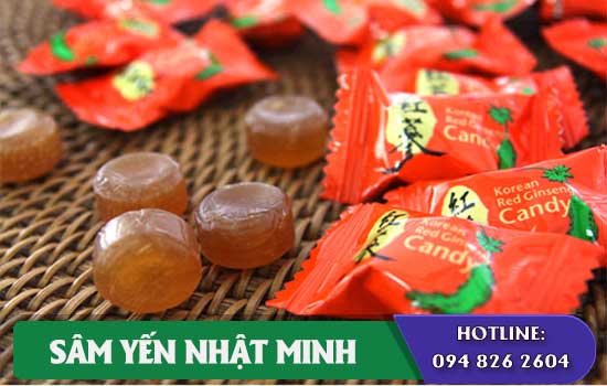 Kẹo hồng sâm không đường 250g