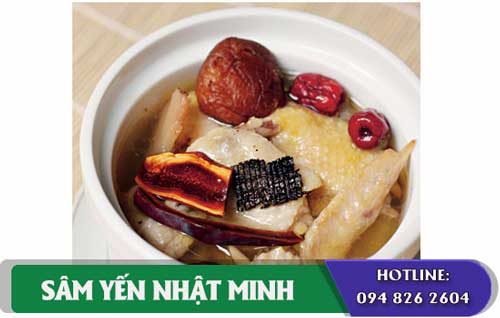 hầm canh Linh Chi Đỏ 