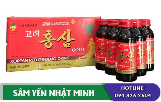 Nước Uống Hồng Sâm Bio 10 chai Hàn Quốc chính hãng