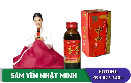 Nước Uống Hồng Sâm Bio giải khát 10 chai có tốt không