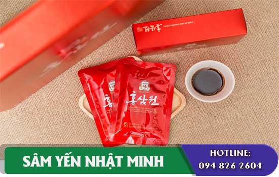 dùng Nước hồng sâm KGC cheo kwan jang 15 gói đúng cách