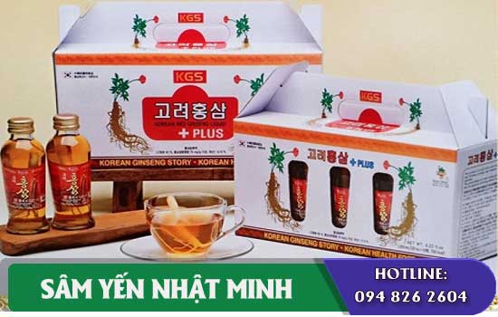 Nước Hồng Sâm KGS Có Củ chất lượng cao