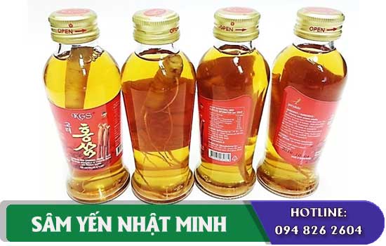 Nước Hồng Sâm KGS Có Củ dùng thế nào tốt