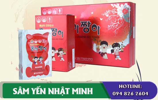 Nước hồng sâm Kid Tonic Daedong nâng cao sức khỏe bé