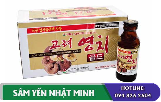 Nước Uống Linh Chi Bio Hộp 10 chai chính hãng Science Ginseng