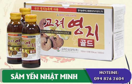 Nước Uống Linh Chi Bio Hộp 10 chai tốt không