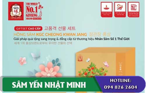 hồng sâm KGC chính phủ combo3