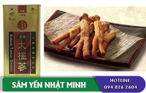Thái cực sâm củ khô Daedong hộp 30 củ