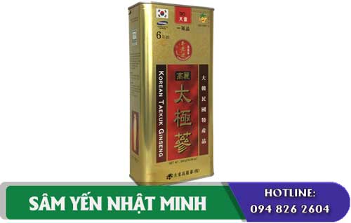 Thái cực sâm củ khô Daedong 30 củ tốt cho sức khỏe