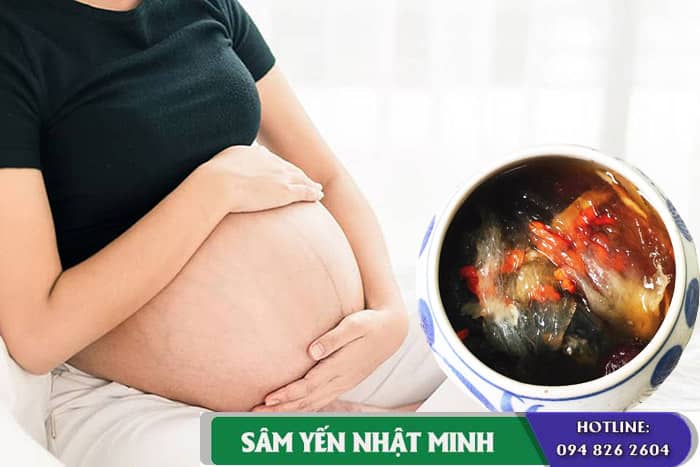 Thời gian dùng tổ yến gà ác tiềm thuốc bắc cho bà bầu