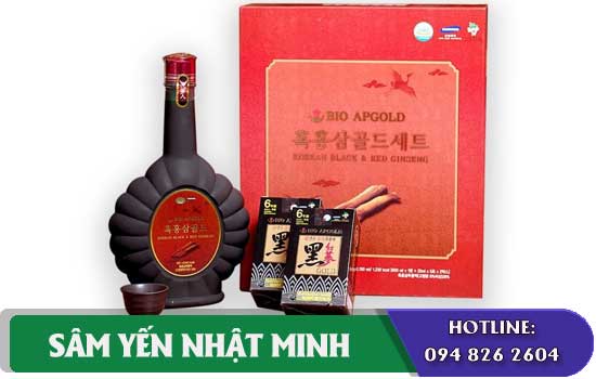 Tinh chất Hắc Hồng Sâm Bio Apgold 900ml chính hãng 