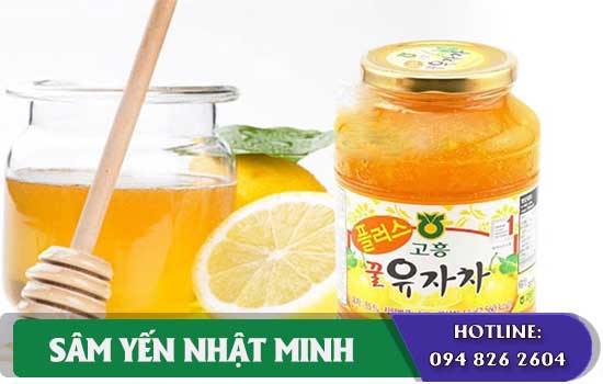 trà chanh với mật ong