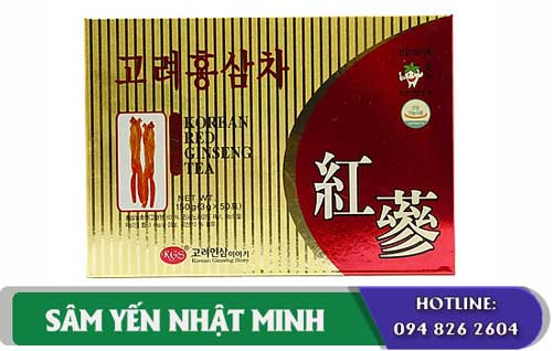 trẻ em không dùng Trà Hồng sâm KGS Hàn Quốc