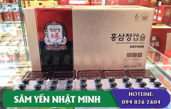 Viên hồng sâm con nhộng Capsule KGC 300