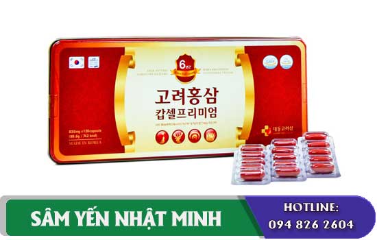 Viên hồng sâm Daedong hàn quốc 120 viên nâng cao sức khỏe