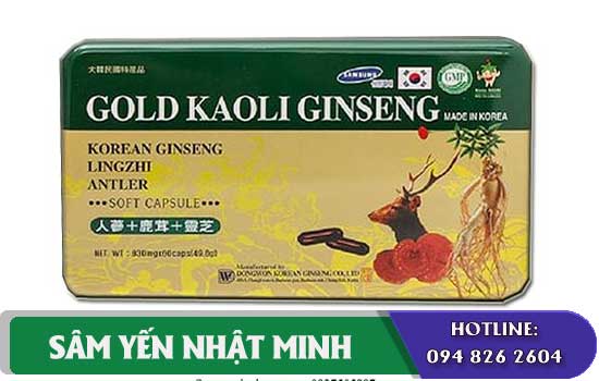 Viên Hồng Sâm GoldKaoli 60 viên Dongwon tốt cho người già