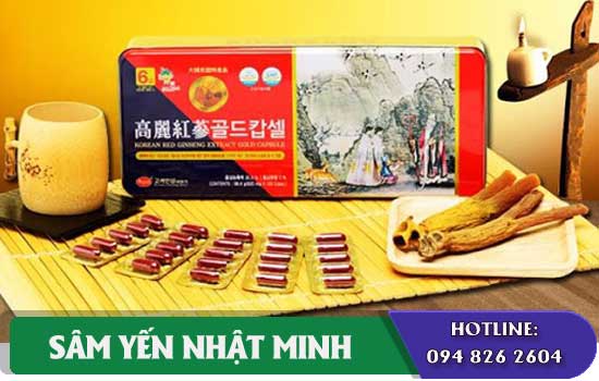 Viên hồng sâm nhung hươu linh chi dajung KGS chính hãng