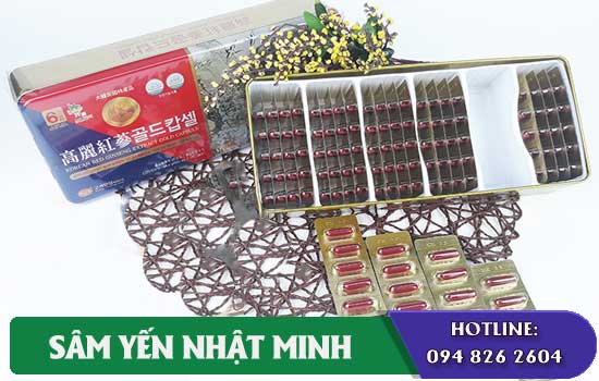 Viên sâm nhung linh chi KGS 120 viên giá rẻ