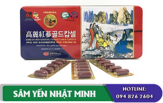 Viên hồng sâm nhung hươu linh chi KGS chính hãng hộp 120 viên