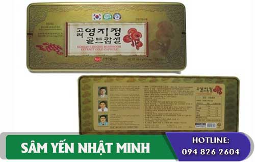 cách dùng Viên linh chi hộp thiếc KGS