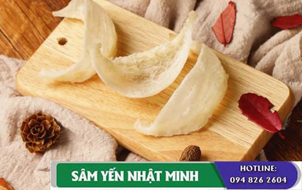 Yến sào tốt về mặt sơ chế